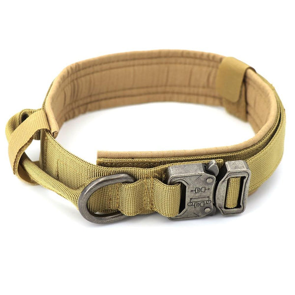 Military Tactical With Handle Dog Collars