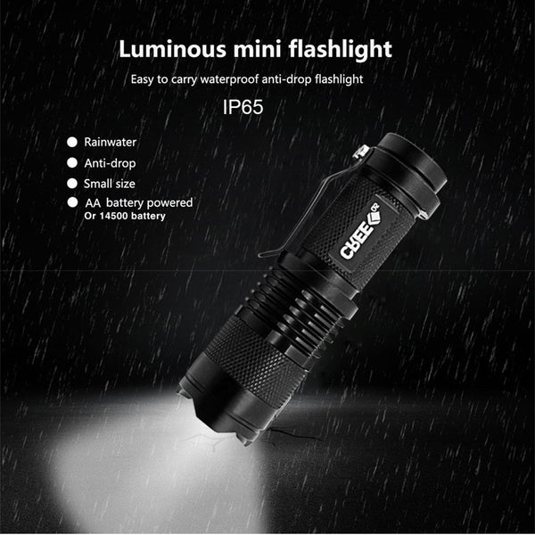 Work Lights Led Dimmable Mini Flashlight Camping Accessories Little Torch Flashlights