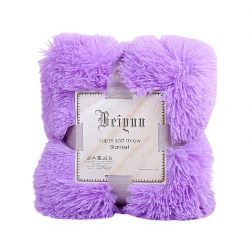 80X120cm Soft Warm Fluffy Shaggy Children's Throw Blanket Snuggle Rug Blankets & Throws