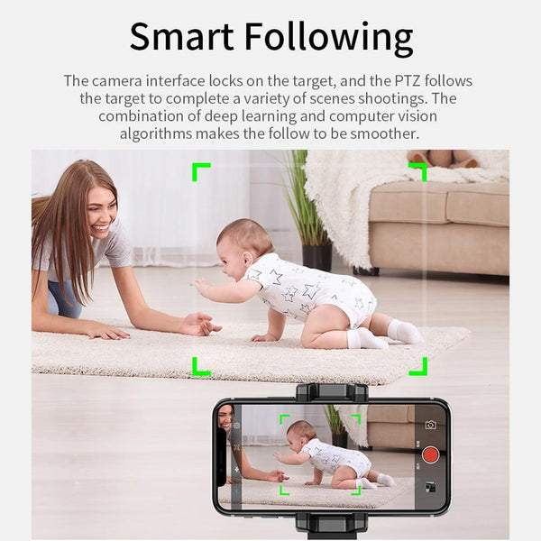 Bluetooth Auto Smart Shooting Selfie Stick Black Phone Holder Selfie Sticks