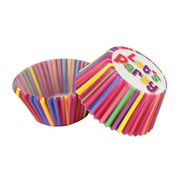 100Pcs Rainbow Muffin Cupcake Paper Cups Liner Baking Decorating Tools Party Baking Cups & Cases