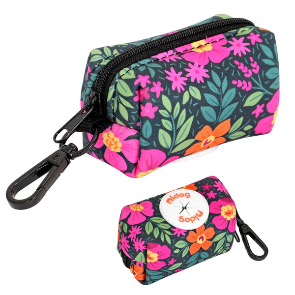 Colourful Printed Dog Poop Bag Holder Waste Bags Dispenser Pooper Scooper & Bags