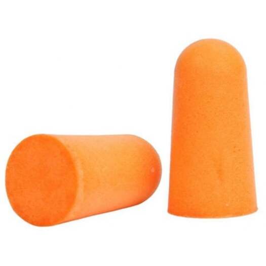 Sporting Goods 1 Pair Soft Foam Comfort Ear Plug Tapered Travel Sleep Noise Prevention Earplug Dark Orange