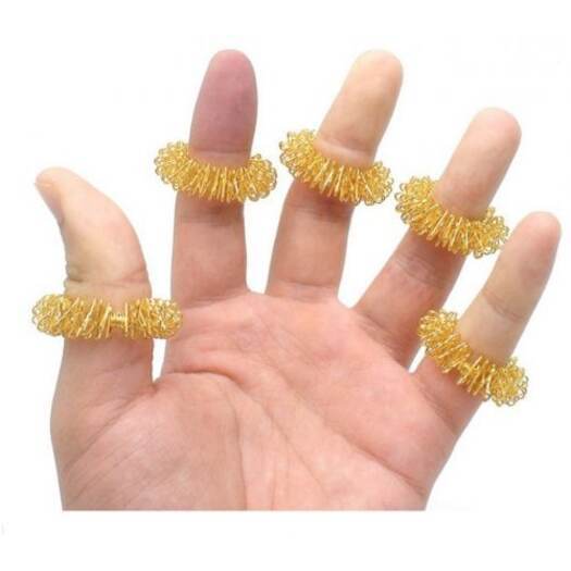 Salon Equipment 1X Finger Massage Ring For Acupuncture Care Body Hand Massager Massagers