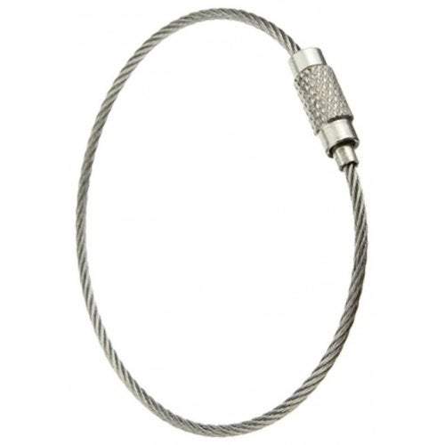 Camping Hiking 2Pcsoutdoor Stainless Steel Wire Rope Silver