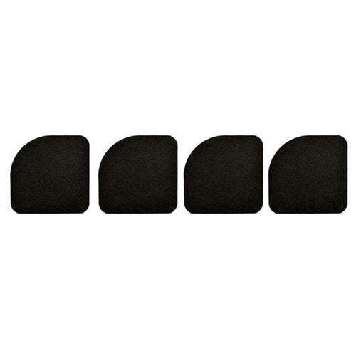Bathroom 4Pcs Washing Machine Shockproof Pad Anti Slip Mute Cotton Eva Foam Table Mat Black Washer & Dryer Parts