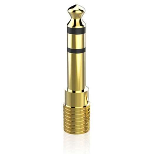 Intercoms Doorbells 6.35 To 3.5 Jack Stereo Connect Converter For Headphone Microphone Connector Gold Audio Cables & Adapters