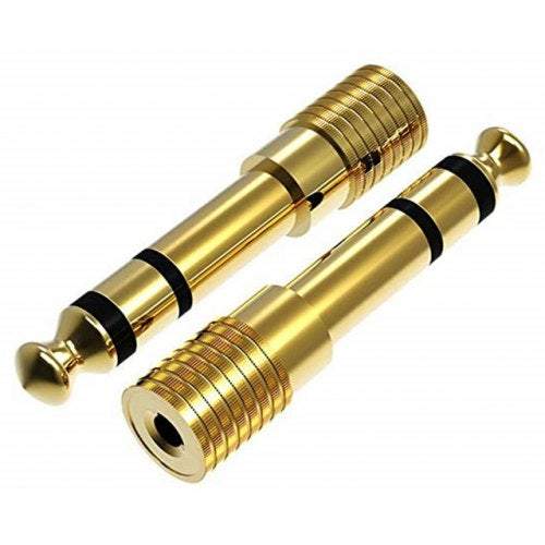 Intercoms Doorbells 6.35 To 3.5 Jack Stereo Connect Converter For Headphone Microphone Connector Gold Audio Cables & Adapters