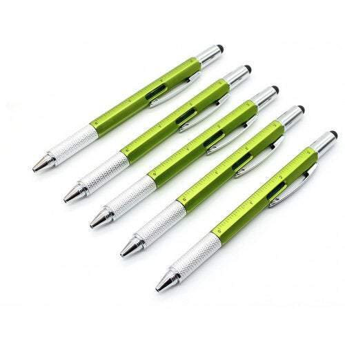 Pencil Cases All In One Pocket Multifunction Ballpoint 1Pc Green
