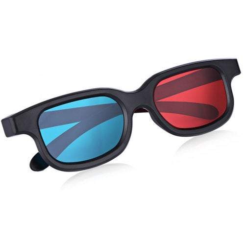 Anaglyph Dimensional 3D Vision Glasses For Tv Movie Game Red Blue 3D Tv Glasses & Accessories