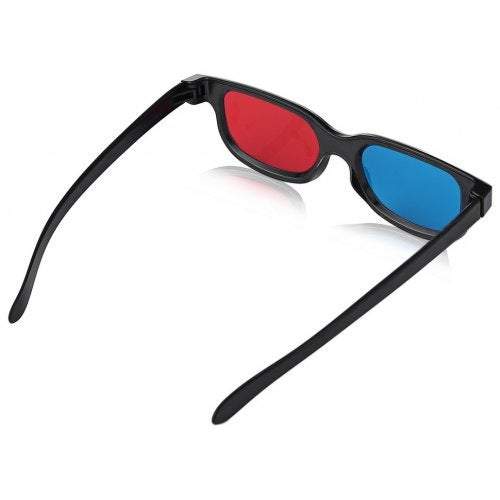 Anaglyph Dimensional 3D Vision Glasses For Tv Movie Game Red Blue And