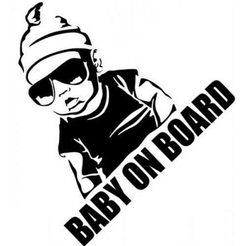 Tinting Baby On Board Vehicle Decal Sticker White Decals & Stickers