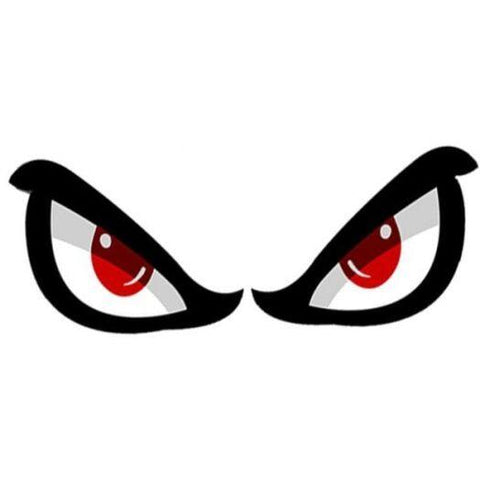 Tinting Car Body Shark Eyes Sticker Black Decals & Stickers