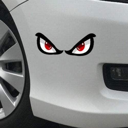 Tinting Car Body Shark Eyes Sticker Black Decals & Stickers