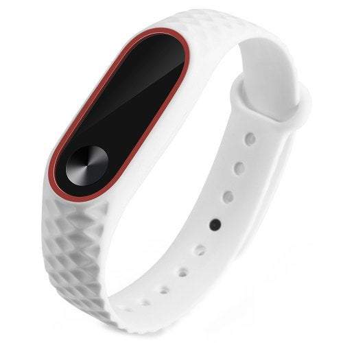 Watches Diamond Pattern Smart Wristband For Xiaomi Mi 2 Black