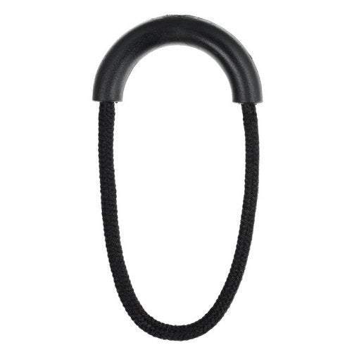 Camping Hiking Elastic Rope Buckle Multi Functional Zipper Stopper Black Without Hole Design