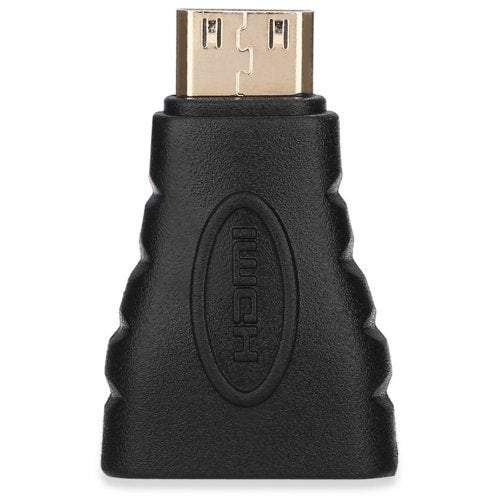 Photography Videography Hdmi Female To Mini Male Adapter Black