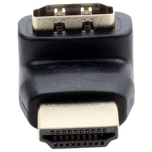 Hdmi Adapter 270 90 Degree Right Angle Male To Female Converter Black Video Cables & Adapters