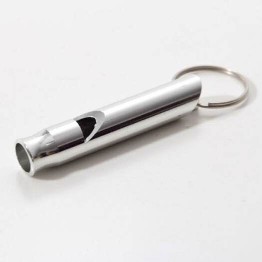 5Pcs Aluminum Alloy Whistle With For Outdoor Activities Silver Safety Whistles