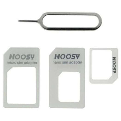 Sim Cards Accessories Noosy 4 In 1 Adapter Set White Other Mobile Accessories