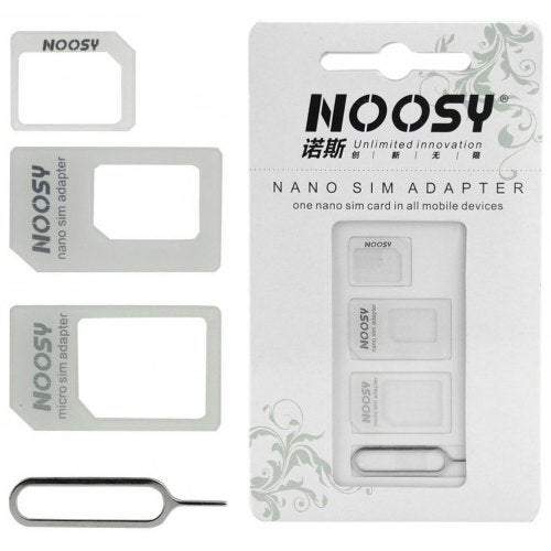 Sim Cards Accessories Noosy 4 In 1 Adapter Set White Other Mobile Accessories