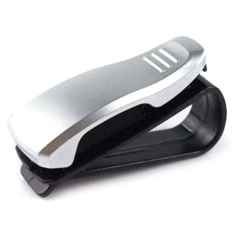 Car Decorations Portable Sunglasses / Ticket Card Holder Clip For 1Pc Silver Car Organisers