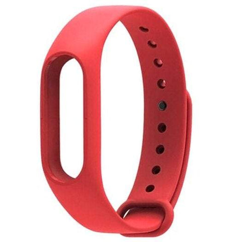 Watches Silicone Replacement Wristband Strap For Xiaomi Mi Band 2 Red