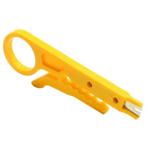 Tongs Simple Utility Small Card Cutter Wire Stripping Knife Yellow
