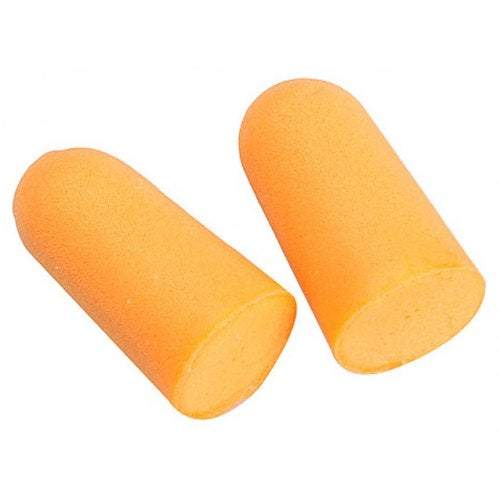 Headphone Earphone Soft Orange Foam Plugs Tapered Travel Sleep Noise Earplugs Reduction Papaya