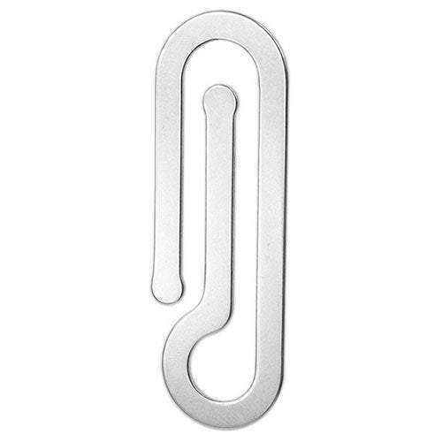 Veile Studios Generators Power Stainless Steel Multi Function Wallet Paper Clip Silver Money Clips