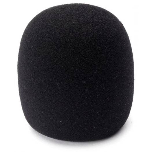 Guitar Thicken Microphone Foam Cover Soft Sponge Cap 3.6Cm Black Parts & Accessories