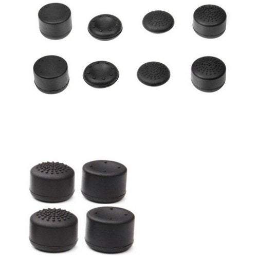 Gaming Thumb Stick Cap Heighten Key Button For Ps4 8Pcs Black Controllers & Attachments