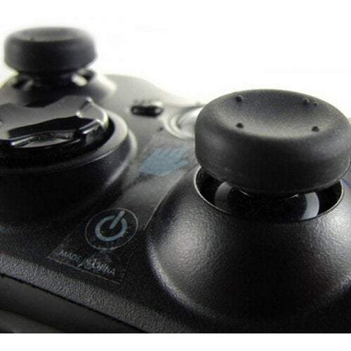 Gaming Thumb Stick Cap Heighten Key Button For Ps4 8Pcs Black