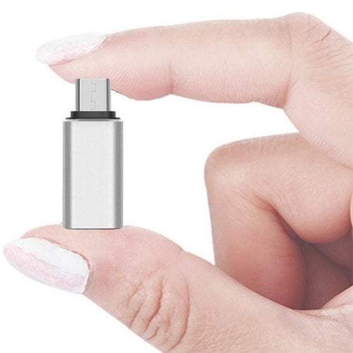 Photography Videography Type C Female To Micro Usb Male Converter Adapter Silver