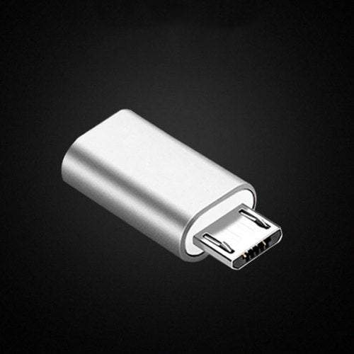 Photography Videography Type C Female To Micro Usb Male Converter Silver