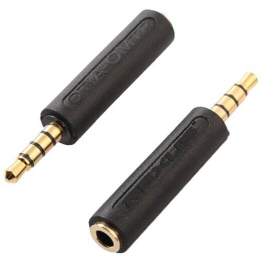 Photography Videography Universal Omtp To Ctia Headset Adapter Male Female Aux Cable 1Pc Black Audio Cable Plugs & Jacks