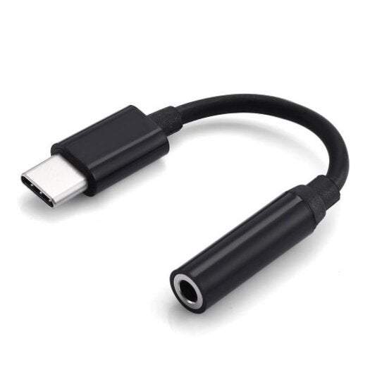 Phone Chargers Cables Universal Usb Type To 3.5Mm Stereo Audio Headphone Jack Adapter Black Cables & Adapters