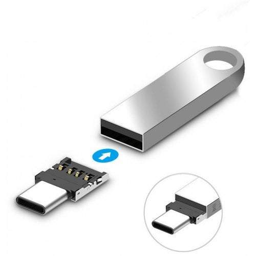 Phone Chargers Cables Usb 2.0 Micro Mini To Type Connector Fast Adapter Silver