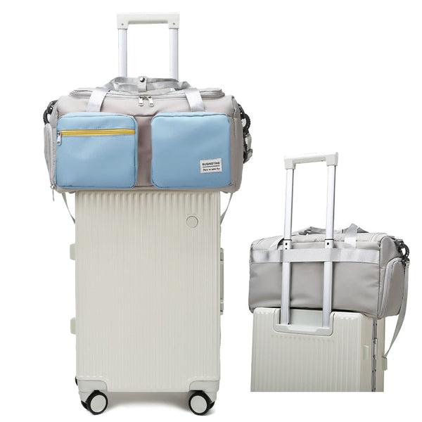 Sports Fitness Gym Bag Shoes Compartment Duffle Bags Gym Bags