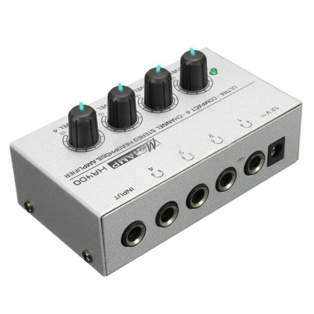 Ha400 Ultra Compact Channels Mini Audio Stereo Headphone Amplifier With Power Adapter Amplifier Parts & Components