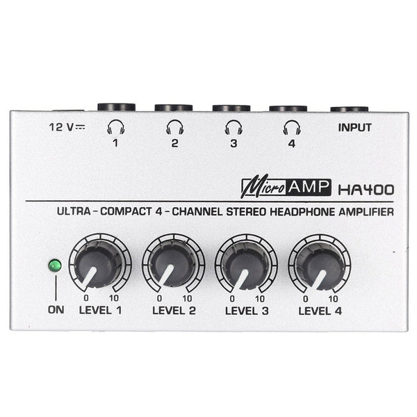 Ha400 Ultra Compact Channels Mini Audio Stereo Headphone Amplifier With Power Adapter Amplifier Parts & Components