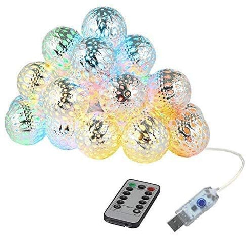 20 Led 3M Metal Ball Decorative Fairy String Lights