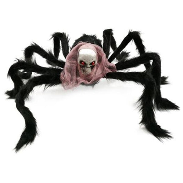 Halloween Decoration Plush Spider Black Type Seasonal Decorations