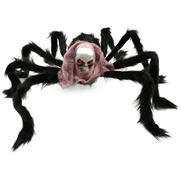 Halloween Decoration Plush Spider Black Type