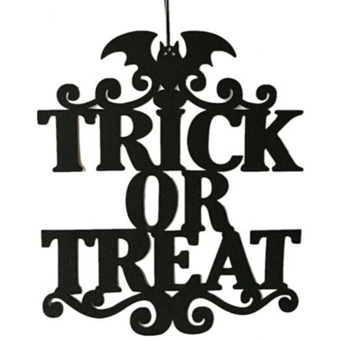 Halloween Hanging Door Decorations Wall Party Home Holiday Accessorie Graphite Black