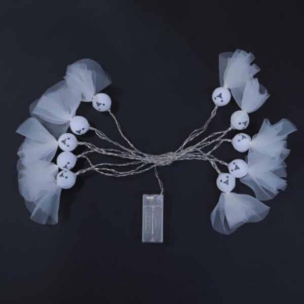 Halloween Lights 10 Led Ghost String Lamps For Indoor Christmas Decoration Warm White Seasonal Decorations