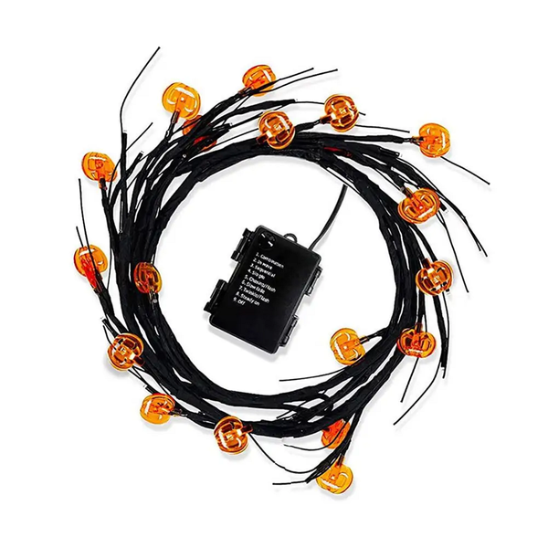 Halloween Willow Vine Twig Decoration Lights Spider Bats Branches Spooky Party Decorations