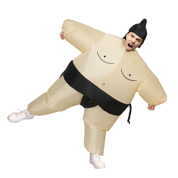Inflatable Sumo Costume Adult Suit Blow Up Party Fancy Dress Halloween Cosplay Unisex Costumes