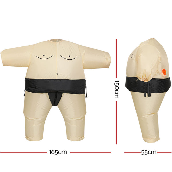 Inflatable Sumo Costume Adult Suit Blow Up Party Fancy Dress Halloween Cosplay Unisex Costumes