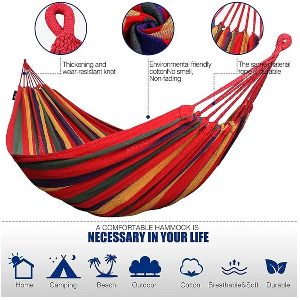 Canvas Outdoor Recreation Camping 75 Inch X 31 Travel Hammocks